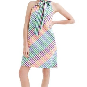 J.Crew Rainbow gingham dress🌞